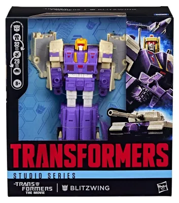 Zdjęcie produktu dla Transformers Blitzwing klasy Leader z kolekcji Studio Series z filmu "The The Movie", 8 lat(a)