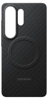 Image de Coque Magnétique en Carbone pour Samsung S26 Ultra Noir
