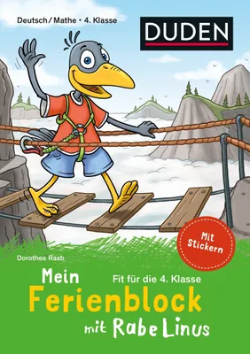 Produktbild von Mein Ferienblock mit Rabe Linus - Fit für die 4. Klasse