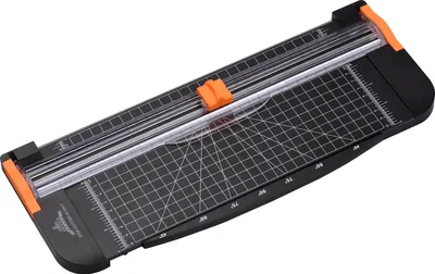 Obrázek produktu pro JIELISI A4 Přenosná řezačka papíru Řezací stroj na papír 12,2palcová řezná délka pro řemeslné papírové karty foto laminát scrapbook