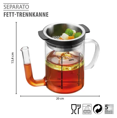 Zdjęcie produktu dla Dzbanek separatora tłuszczu GEFU SEPARATO