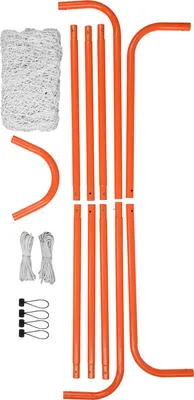 Produktbild von Lacrosse-Tor, 6' x 6' Lacrosse-Netz, Stahlrahmen-Lacrosse-Trainingsausrüstung für den Hinterhof, tragbares Lacrosse-Tor mit Tragetasche
