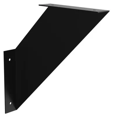 Image de Support FLAT, 20x20 cm, noir, 15kg