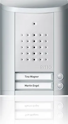 Produktbild von Schneider Electric Audio-Tuerstation 1840220 Entravox 2 Tasten silber