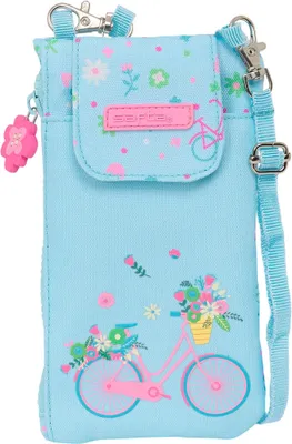 Image de Porte-monnaie Safta Bicicleta bleu vélo