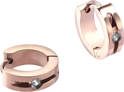 Produktbild von PR-21153 Ohrringe in Golden/Rosa - Eleganz für jeden Anlass KP21153