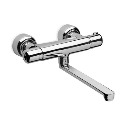 Produktbild von Demm Wand-Spültischmischer mit Thermostat und Schwenkauslauf chrom 135 x 1.C 5080, 13540.001.C