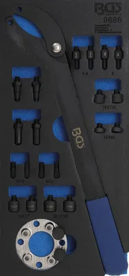 Zdjęcie produktu dla BGS technic Tool Tray 1/3: Camshaft Counterholding Tool Set, 1662 mm, 1,66 kg