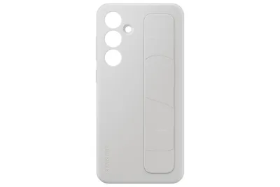 Image de Étui en silicone avec dragonne pour Samsung Galaxy S24 FE Gris