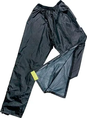Image de Pantalon de pluie Garibaldi Rain Zipper Noir S Hommes,Femmes Noir S