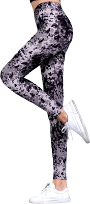 Produktbild von Stylische Camouflage Leggings in Grau/Schwarz KP34922