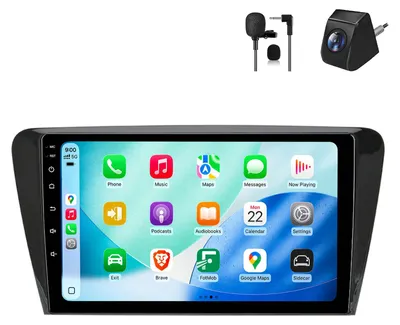 Obrázok produktu pre Android rádio 64GB pre Škoda Octavia 2013-2018 Carplay Navi Ovládanie na volante Bluetooth RDS WIFI DSP GPS DAB+