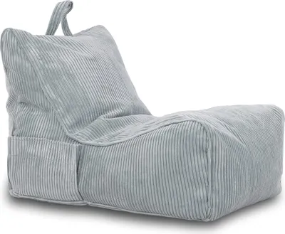 Produktbild von Ecopuf Fuzzy, Sessel Chaise Longue, Sitzsäck Bean Bag 60x80, Minze Sz72, 60x80