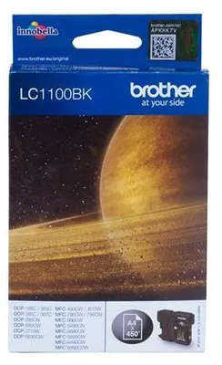 Obrázok produktu pre Brother LC1100BK čierna kazeta do tlačiarne