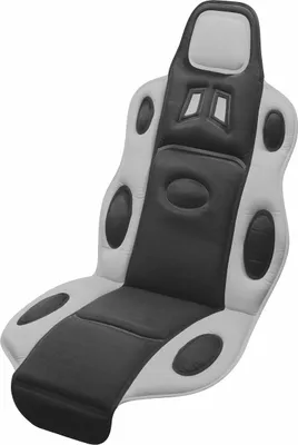 Produktbild von COMPASS Potah sedadla RACE černo-šedý 31650