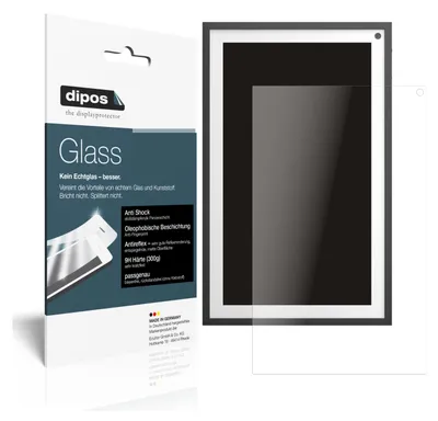 Produktbild von 1x Schutzfolie für Amazon Echo Show 15 (2021) matt - Anti-Shock 9H Folie dipos Glass Kunststoffglas