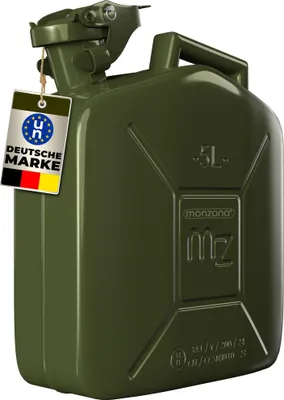 Image de Jerrican en acier, capacité de 5 litres, homologué ONU, antirouille