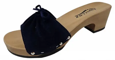 Produktbild von Softclox Kirsten Pantolette Blau in Gr. 38