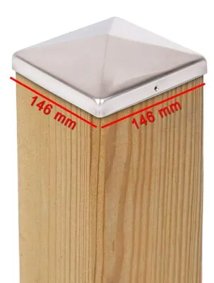 Immagine prodotto di Pilastrini piramidali - 7 pezzi, dimensioni 146 x 146 mm