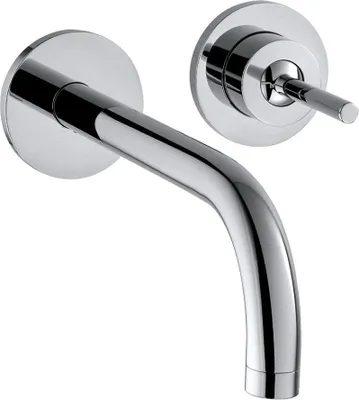 Produktbild von Einhebel-Waschtischmischer AXOR UNO² DN 15 UP m Al 165mm u Ros. f Wd-mon bru brushed nickel