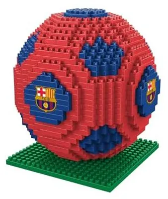 Productafbeelding van FOCO. Officieel gelicenseerd product van FC Barcelona. BRXLZ-stenen. 3D-voetbal bouwset