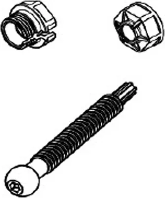 Image de Jeu d'accessoires HELLA avec vis de l'articulation axiale avec écrou