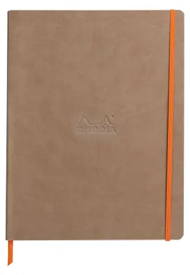 Produktbild von Rhodia  NBuch A4+ liniert taupe