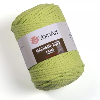 Obrázok produktu pre Yarn Art Macrame Rope 5 mm 85 m 755 Light Green Špagát