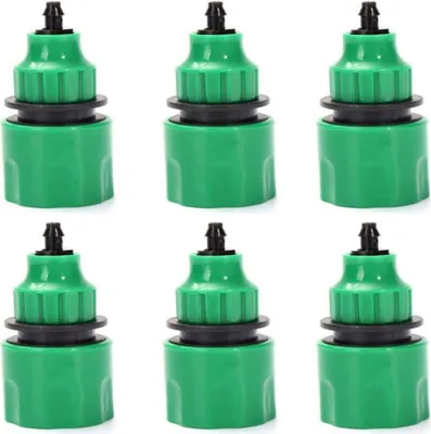 Produktbild von Gartenschlauch Schlauch Einwegadapter Wasserhahnverschraubung Fitting für Bewässerung 6er Pack