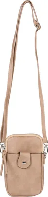 Produktbild von styleBREAKER Damen Umhängetasche klein mit Reißverschluss, Mini Bag Handtasche Einfarbig verstellbar, Handytasche 02012382