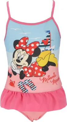 Produktbild von Minnie Mouse Badeanzug Schwimmanzug Badebekleidung Schwimmkleidung für Kinder Rosa 7/8 Jahre