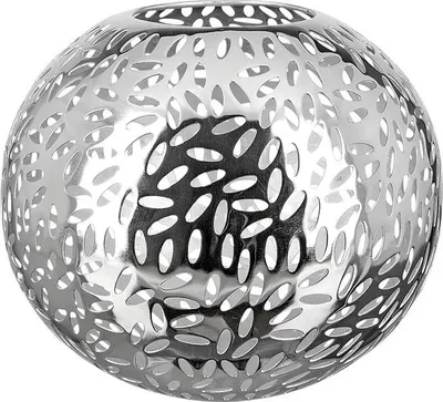 Immagine prodotto di Lanterna DARIA - h. 21 cm x Ø 24 cm - grigio argento - ferro