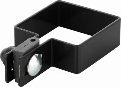 Immagine prodotto di LogistSystem Morsetto terminale quadrato in SET 60x60mm per filo FI5mm - Nero Morsetto per pali di recinzione - Fissaggio di pannelli in rete metallica - Morsetti per recinzione Morsetto per tutore Morsetto per palo
