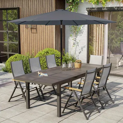 Obrázok produktu pre Slnečník - Veľký slnečník - Balkónový slnečník - Plážový slnečník - Záhradný slnečník - 300 cm