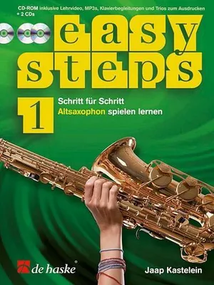 Produktbild von Easy Steps für Altsaxophon, m. 2 Audio-CDs + CD-ROM. Vol.1