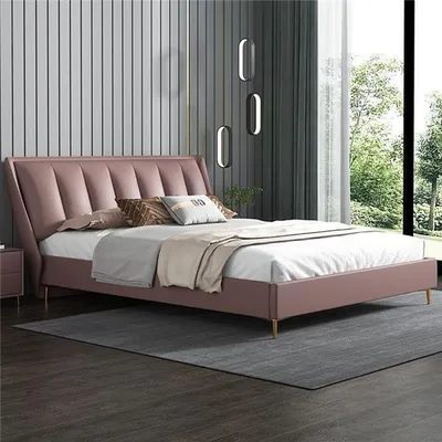 Produktbild von Luxus Schlafzimmer Bett Designer Möbel Doppelbett Holz Neu JVmoebel