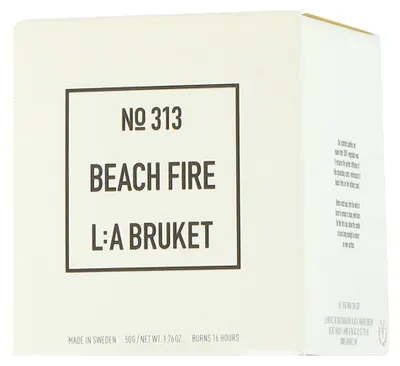 Produktbild von L:A BRUKET Home Fragrance 313 Scented Candle Beach Fire (50 g)