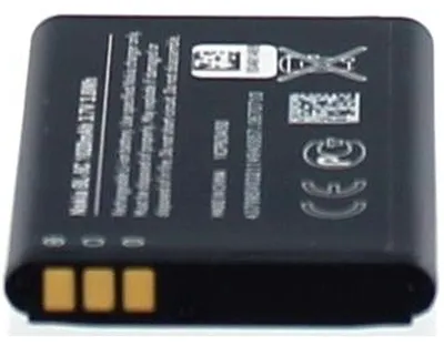 Produktbild von Akku für Nokia RM-274 Li-Ion 3,7 Volt 1020 mAh schwarz.