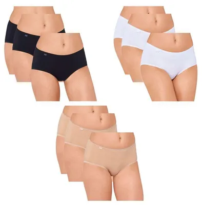 Produktbild von Sloggi 24/7 Microfibre Midi Damen Slips 3er Pack Sensitive
