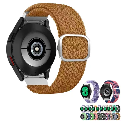 Immagine prodotto di Per Samsung Galaxy Watch 6 5 4 Normal Pro Classic tutte le dimensioni Cinturino in nylon intrecciato