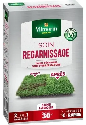 Obrázok produktu pre Ošetrujúca a regeneračná zmes 2 v 1, VILMORIN, 500 g, pre plochu 30 m²