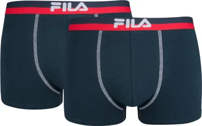 Produktbild von FILA Herren Boxer Shorts, 2er Pack - Logobund, Urban, Baumwolle Stretch, einfarbig