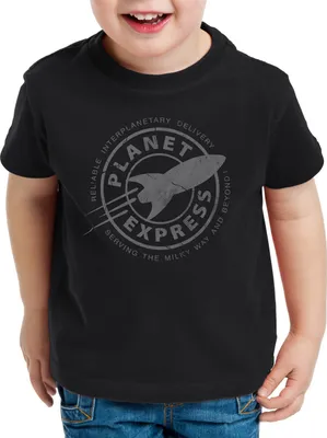 Produktbild von style3 Planet Express Kinder T-Shirt Prof. Farnsworth intergalactic delivery