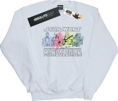 Produktbild von Star Wars - "The Mandalorian" Sweatshirt für Herren BI46536 (3XL) (Weiß)