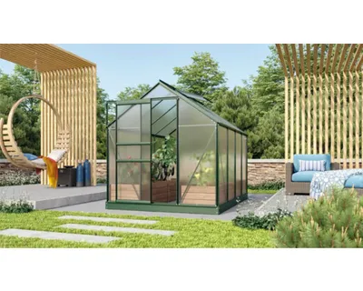 Obrázok produktu pre Skleník Vitavia Venus 5000 polykarbonát 4 mm 195x257 cm zelený