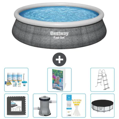 Produktbild von Bestway Fast Set Rund - 457x107 cm - 8-teilig  S412