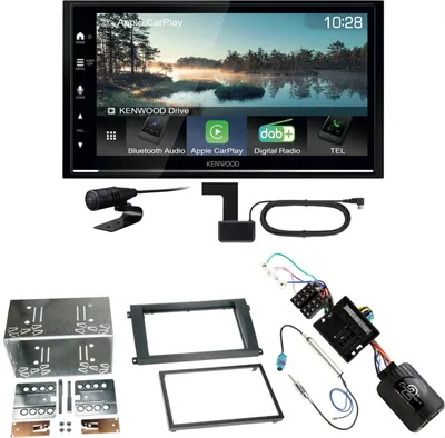 Produktbild von Kenwood DMX7722DABS Android Auto CarPlay Einbauset für Porsche Cayenne ab 2007