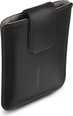 Produktbild von Garmin Tasche (Abdeckung) für 10,9 cm (4,3 Zoll) GPS-Empfänger - Schwarz - Leder Body - Stoff Interior Material - Kratzfest