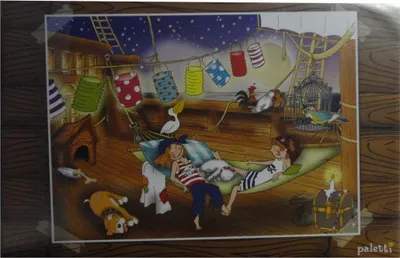 Produktbild von Schreibtischunterlage 58,5x38,5cm / mit Piratenmotiv