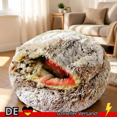 Produktbild von Hunde Bett Plüsch Weich Winter Warm